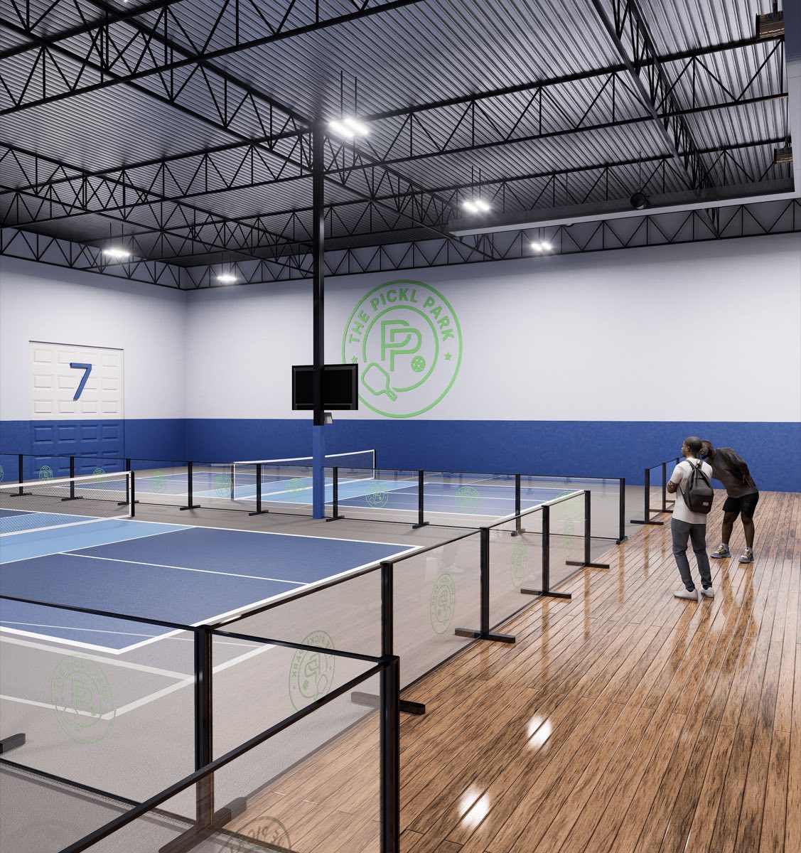 Players enjoying a game at The Pickl Park