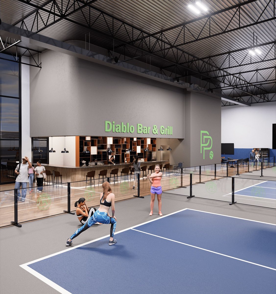 The Pickl Park facility interior