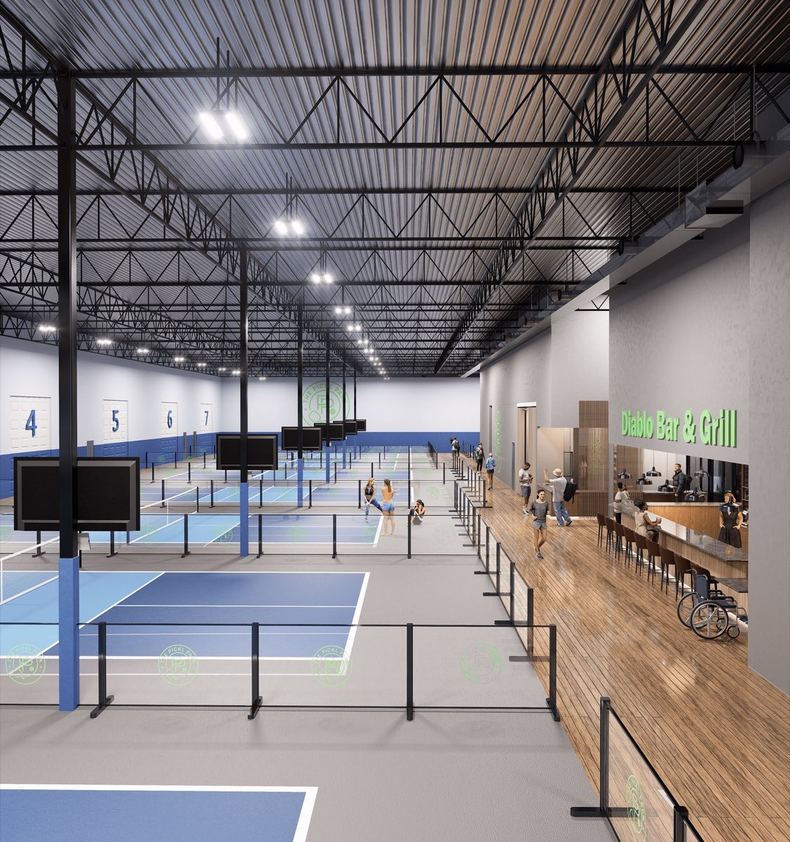 The Pickl Park community playing